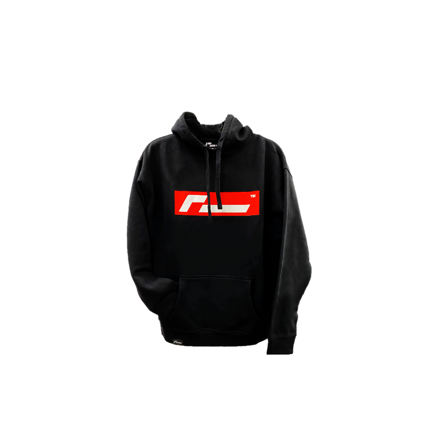 Racingline Hoodie schwarz/rot