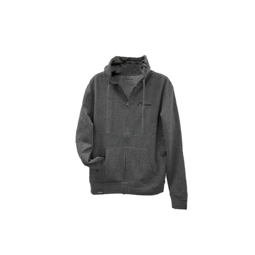 Racingline Zipper Hoodie grau/schwarz