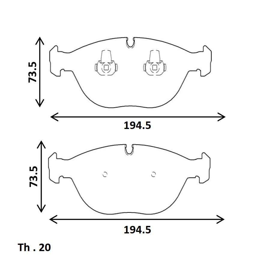 Cosworth StreetMaster Sportbremsbelag Golf 4 R32 / RS4 (B5) / TT 3.2