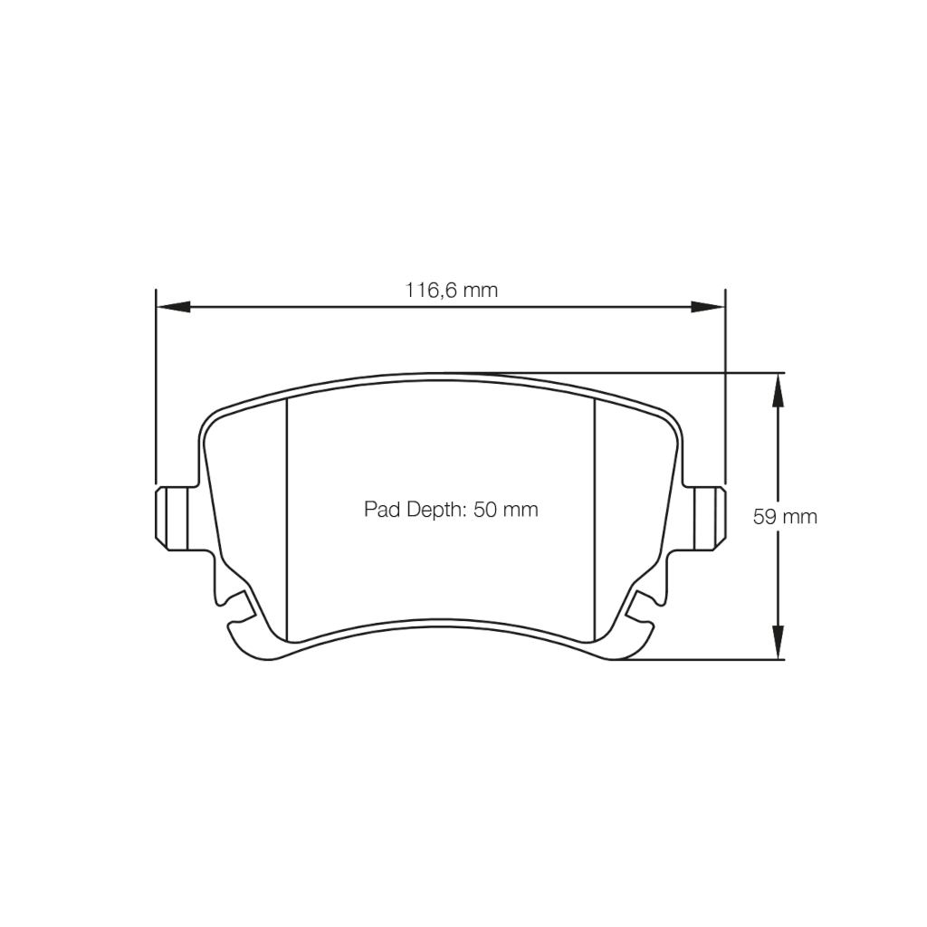 Pagid RS19 Bremsbelag HA Audi RS4 (B7) / RS5 (B8) / RS6 (C5 / C6) und weitere