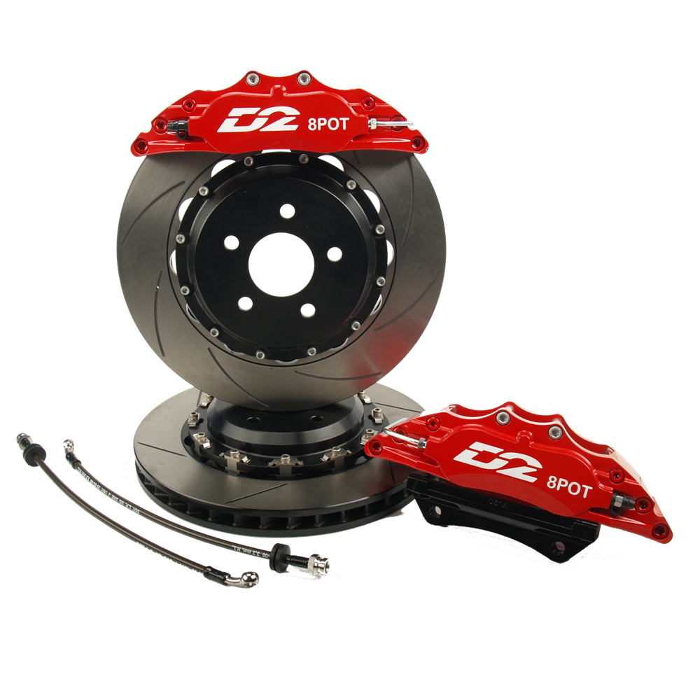 D2 8-Kolben Bremsanlag VA Golf 5/6 GTi / R, S3 8P, Seat Leon 1P und baugleiche Modelle