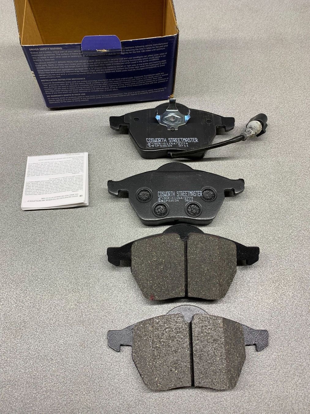 Cosworth StreetMaster Sportbremsbelag Golf 4 1.8t / Octavia 1.8t / Leon 2.8 / A3 / S3 1.8t