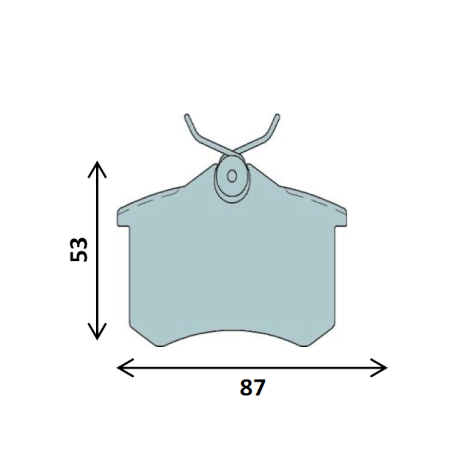 Cosworth StreetMaster Sportbremsbelag HA A3 / A4 / S4 / Leon / Octavia / Golf 4/5/6 15mm