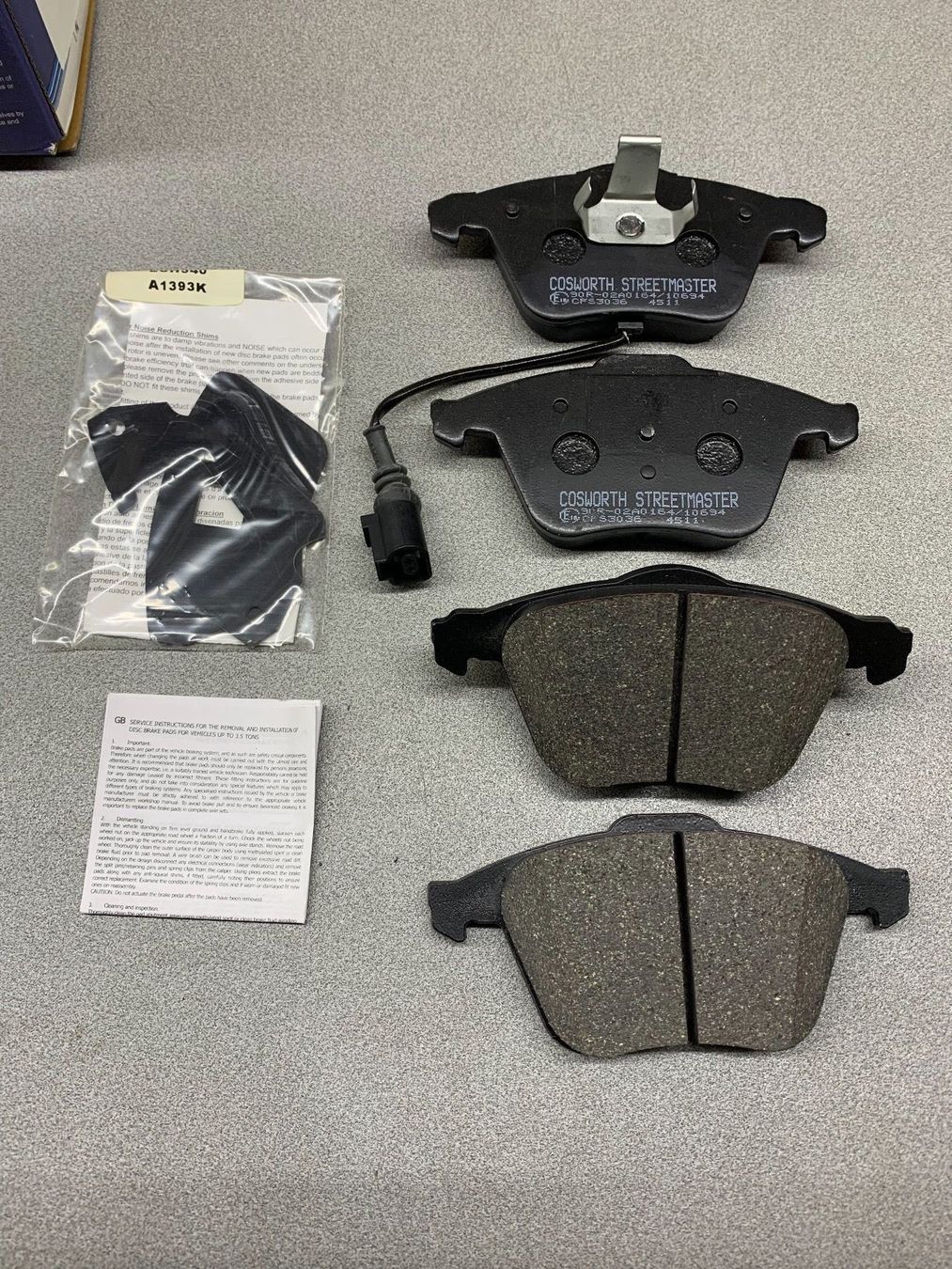 Cosworth StreetMaster Sportbremsbelag Golf 6R, TTS, TT 3.2